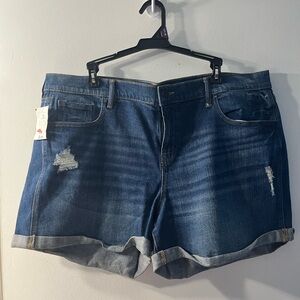 Old Navy Dark Blue Jean Shorts